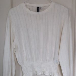 Women’s white blouse/sweater/top